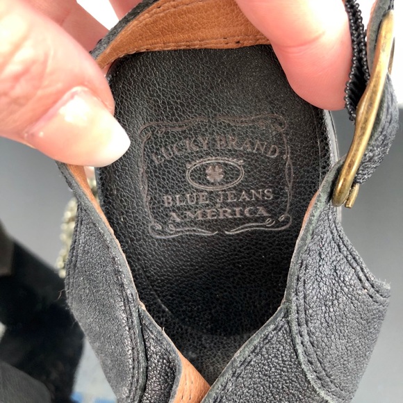 Lucky Brand 🍀 LK-TESSA Sling Back Platform Heel - Picture 5 of 8